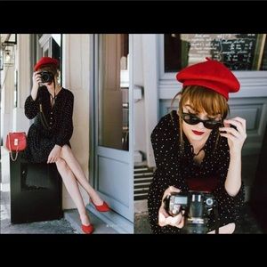 Vintage retro polka dot dress